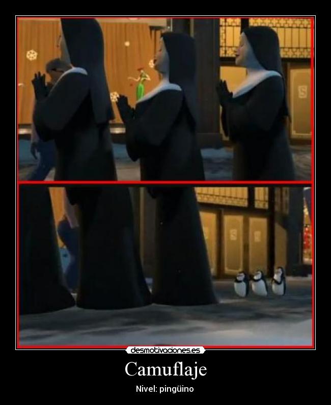 Camuflaje - Nivel: pingüino