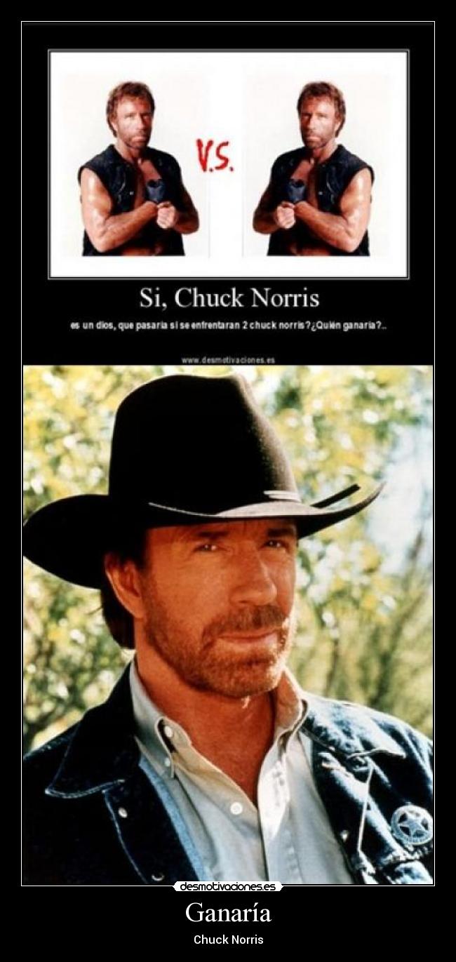 Ganaría - Chuck Norris