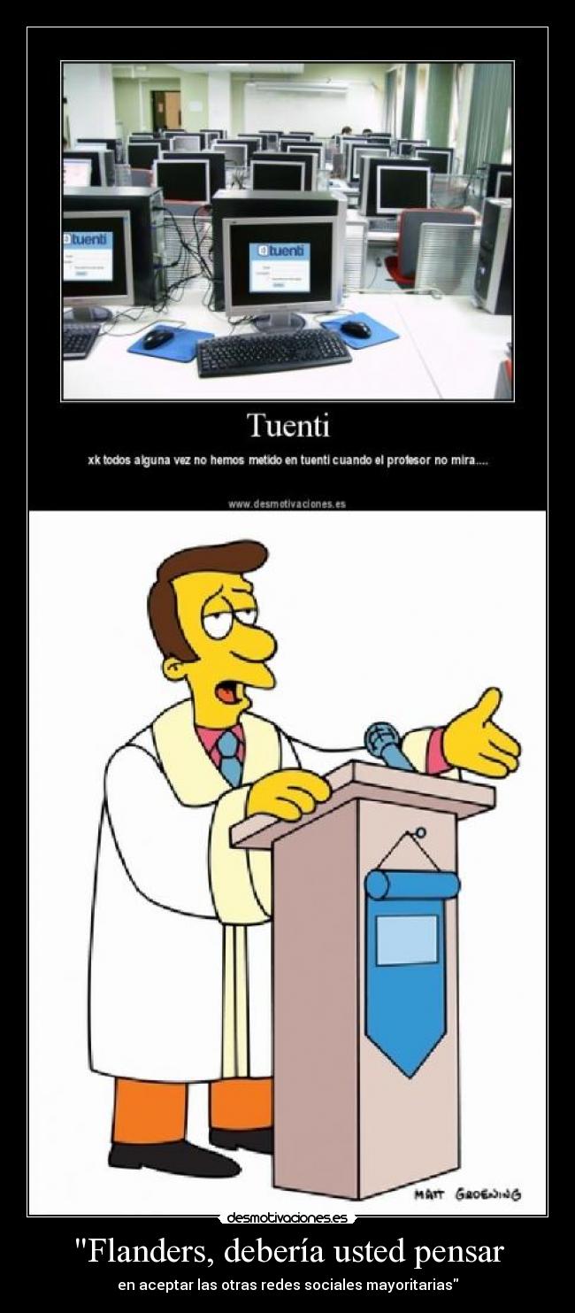 Flanders, debería usted pensar -