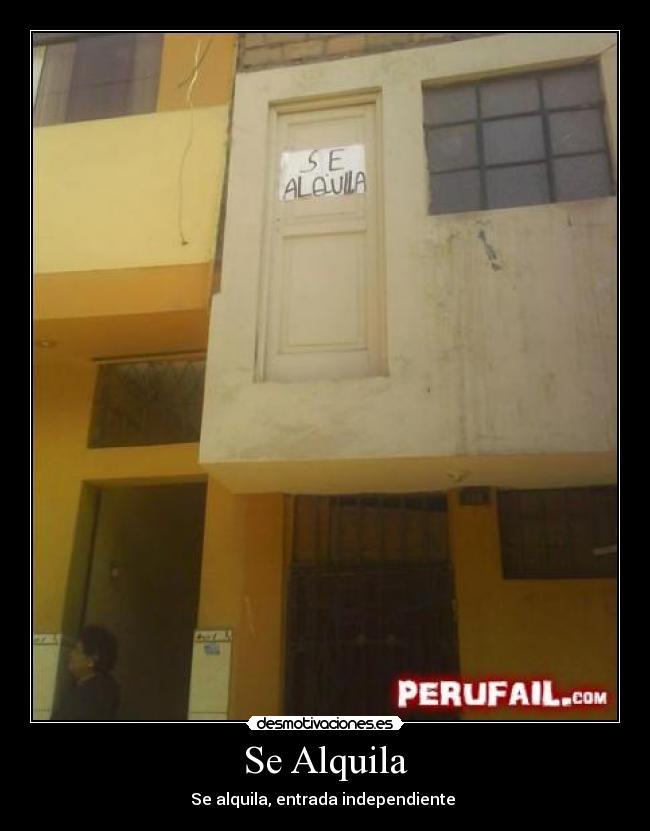 Se Alquila - Se alquila, entrada independiente 