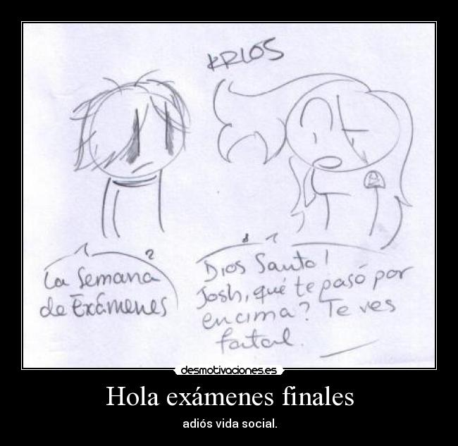 carteles examenes examenes desmotivaciones