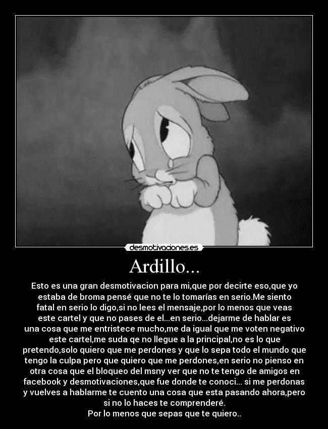 carteles ardillo quiero olvides desmotivaciones