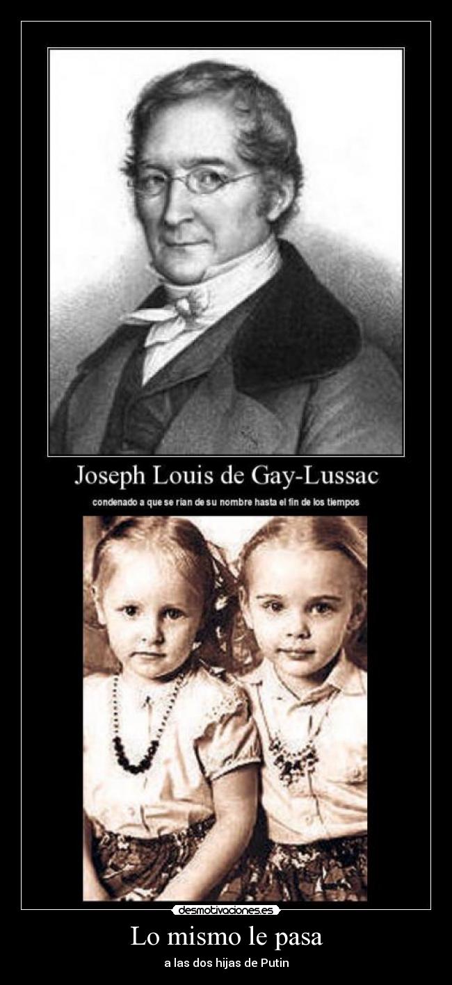 Lo mismo le pasa - a las dos hijas de Putin