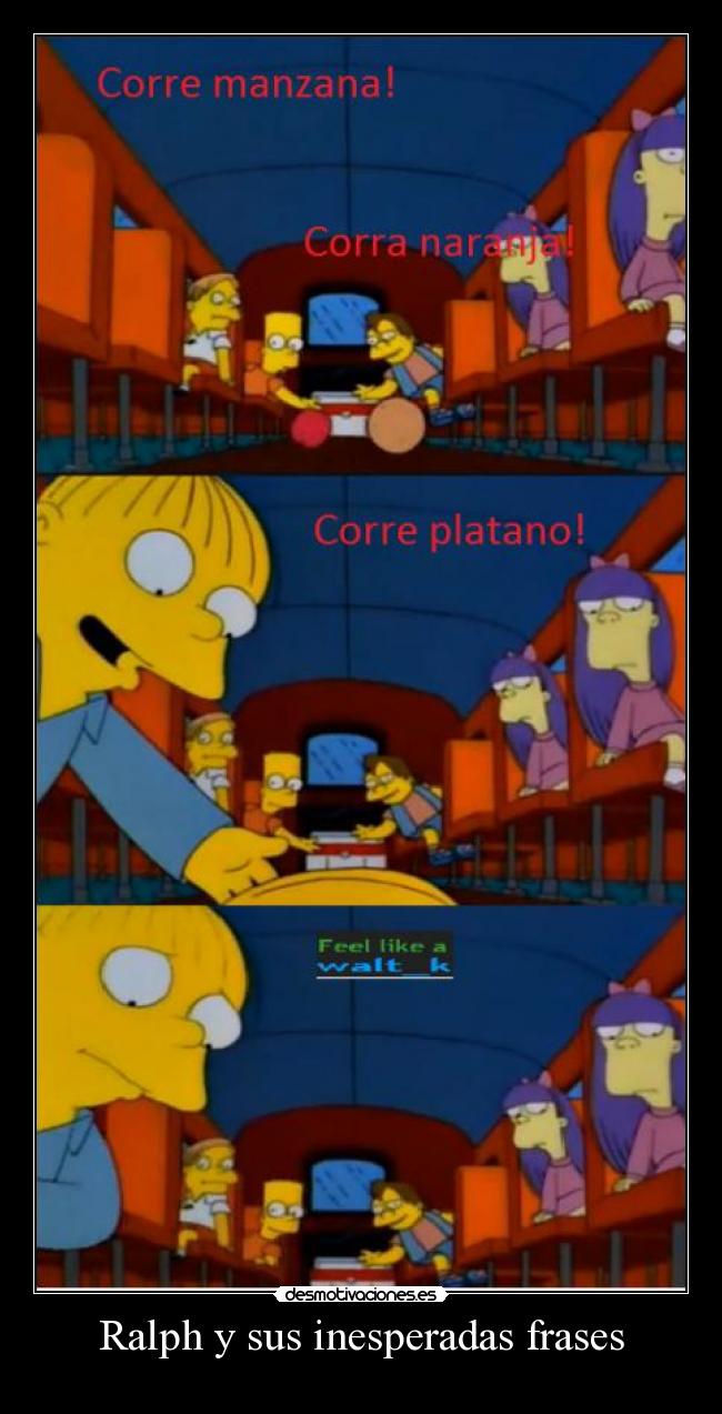 Ralph y sus inesperadas frases - 