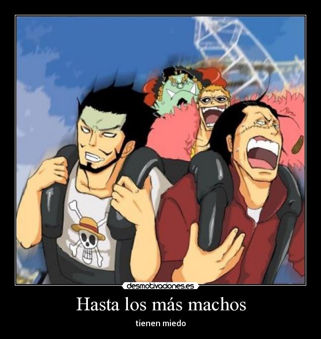 Hasta los más machos - tienen miedo