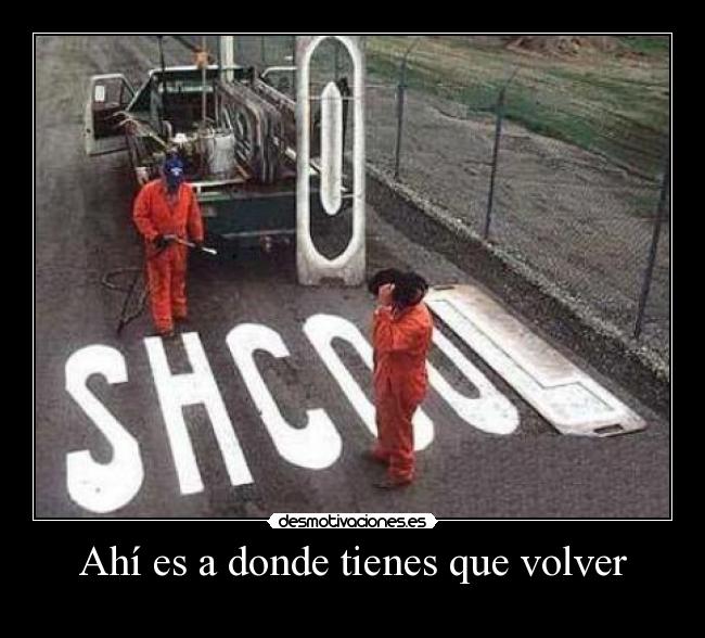 carteles volver desmotivaciones