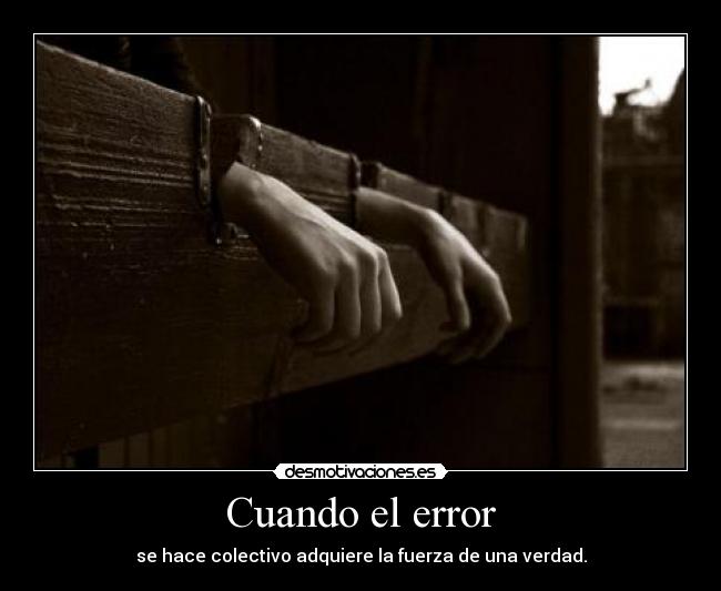 carteles errores desmotivaciones