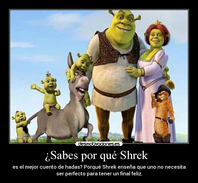 ¿Sabes por qué Shrek -
