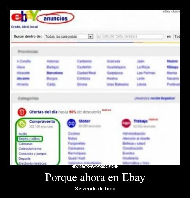Porque ahora en Ebay - Se vende de todo