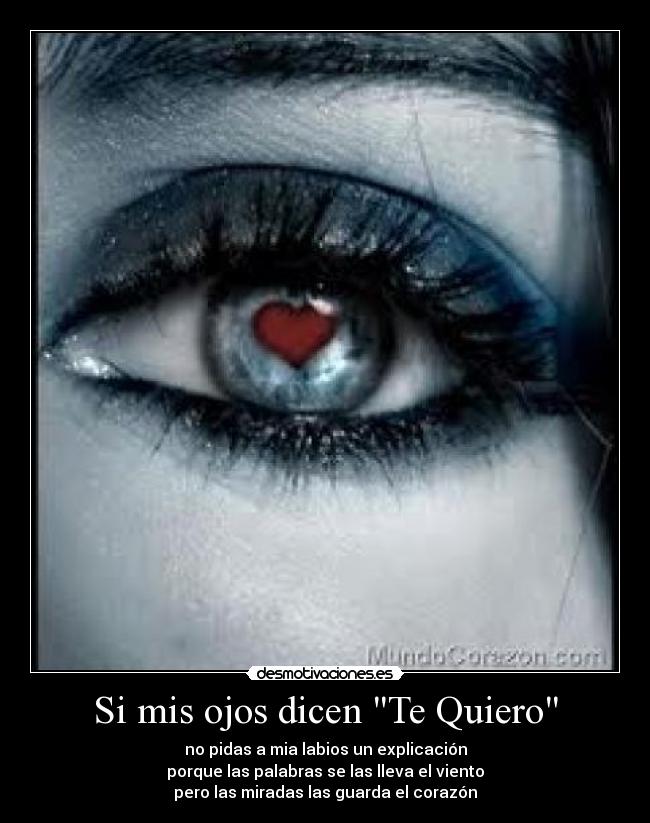 Si mis ojos dicen Te Quiero - 