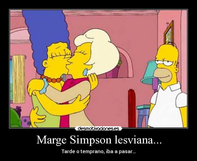 Marge Simpson lesviana... - 