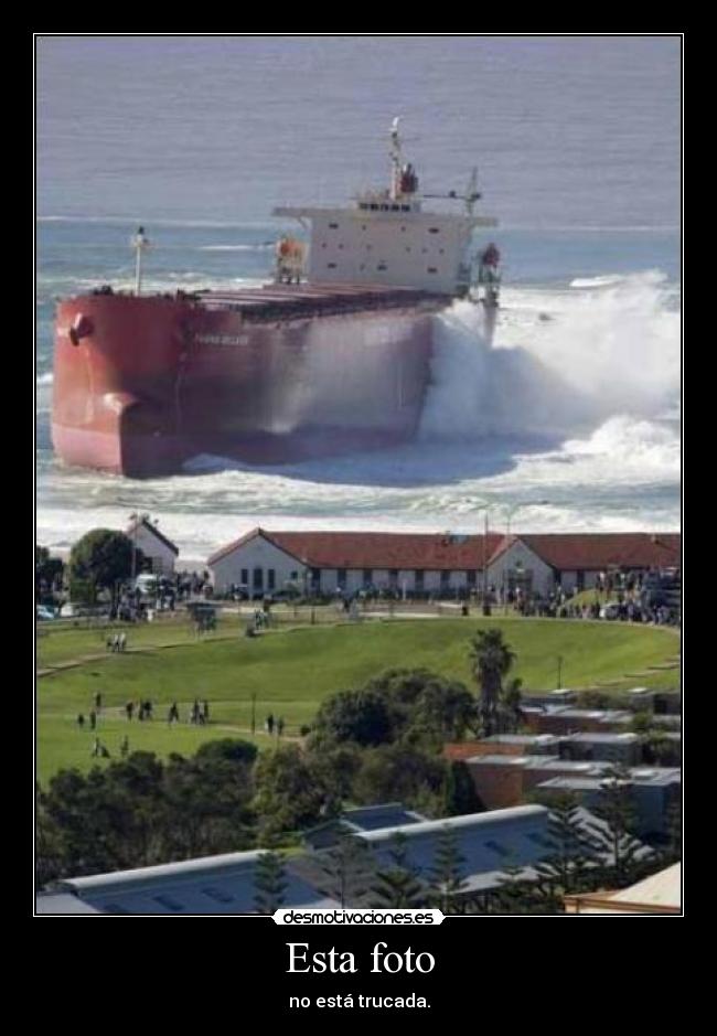 Esta foto - no está trucada.