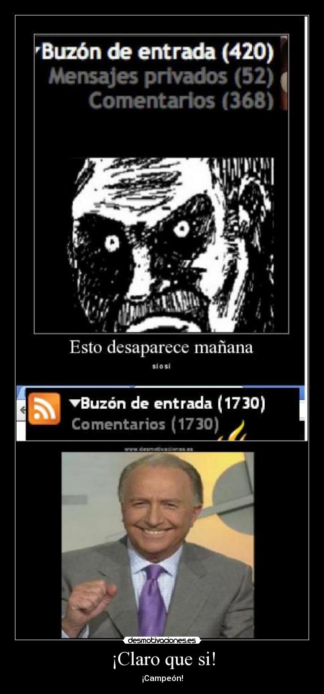 ¡Claro que si! - ¡Campeón!