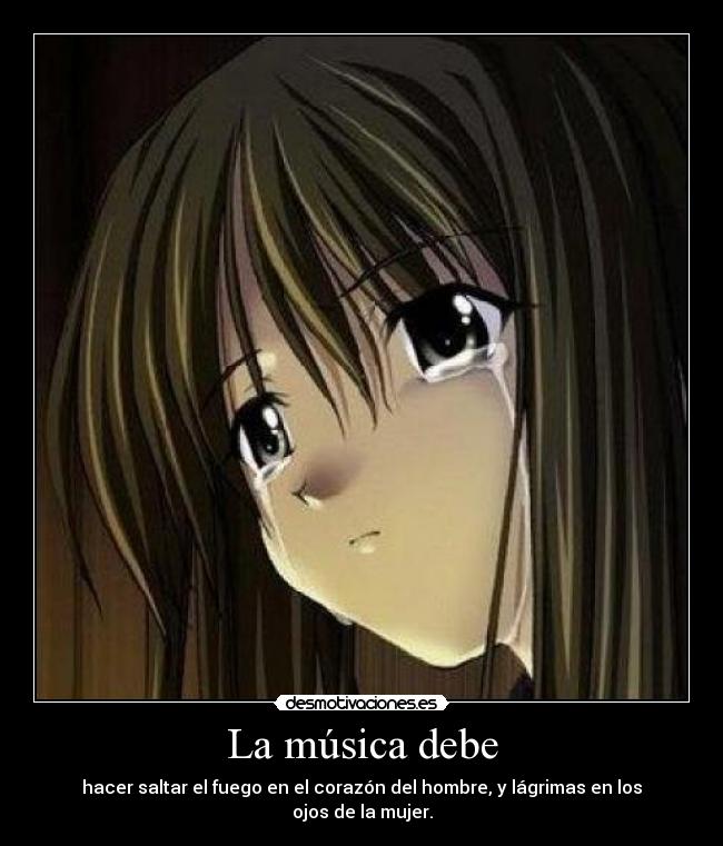La música debe -