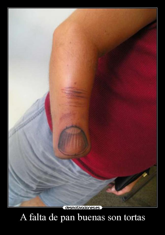 A falta de pan buenas son tortas -