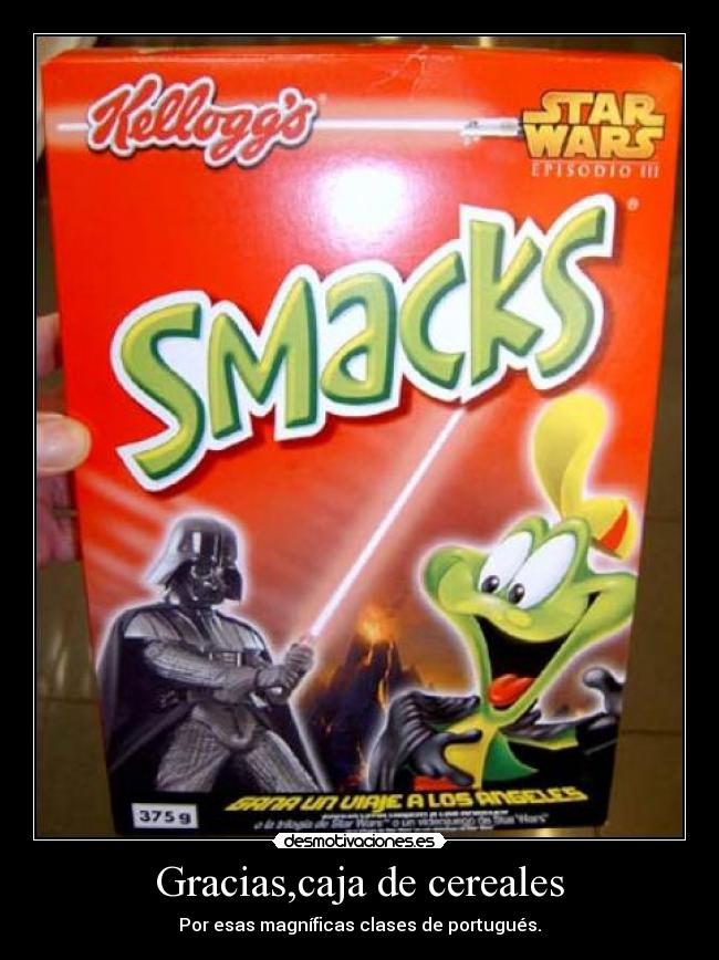 Gracias,caja de cereales - 
