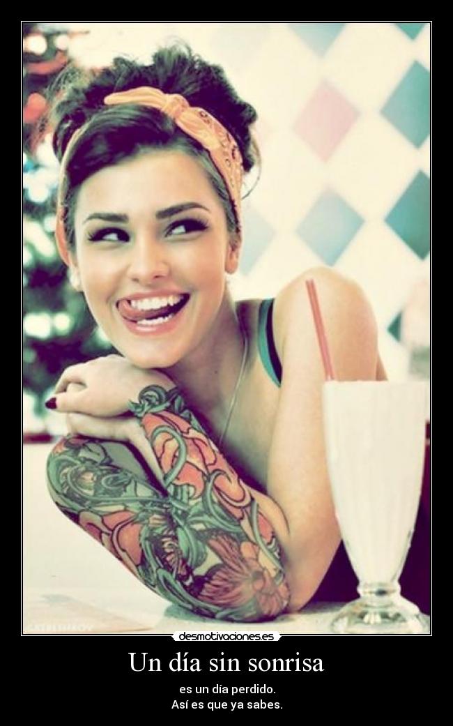 Un día sin sonrisa -