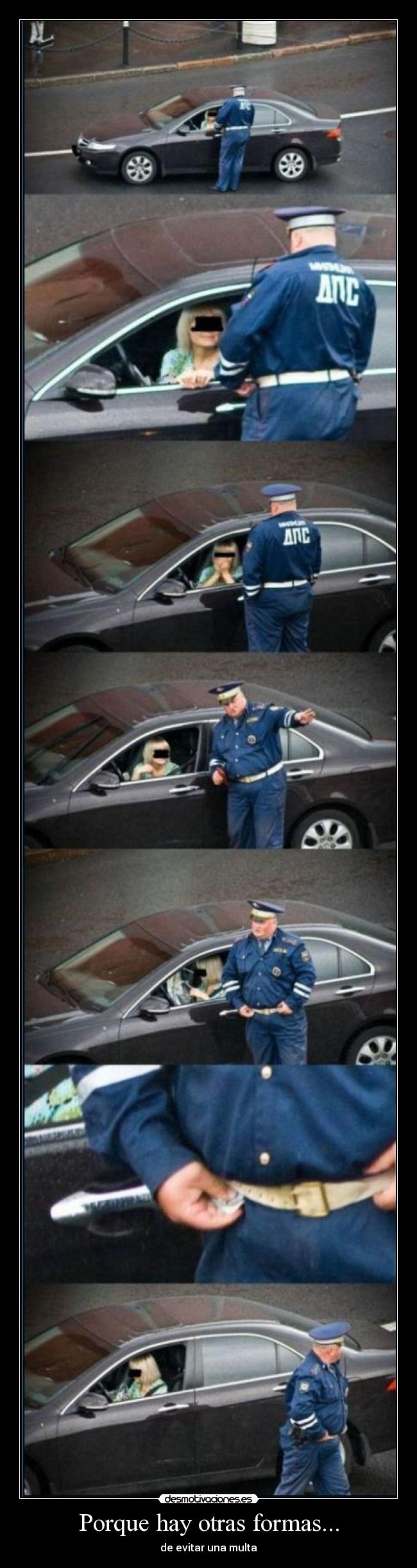 Porque hay otras formas... - de evitar una multa