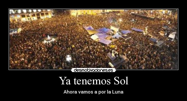 Ya tenemos Sol -