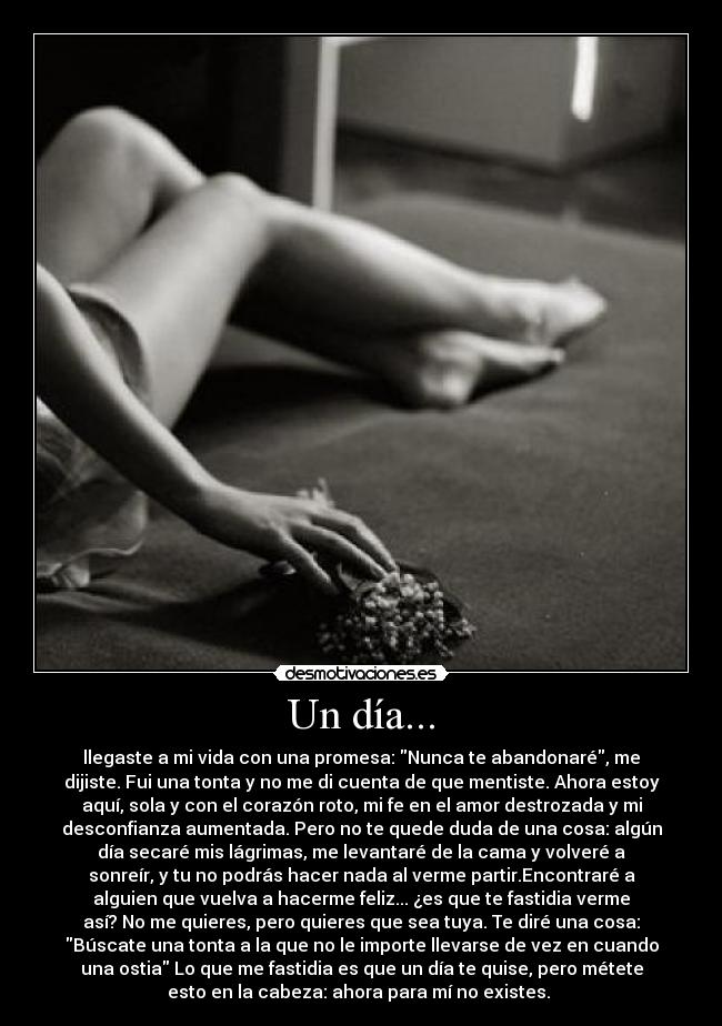 Un día... -