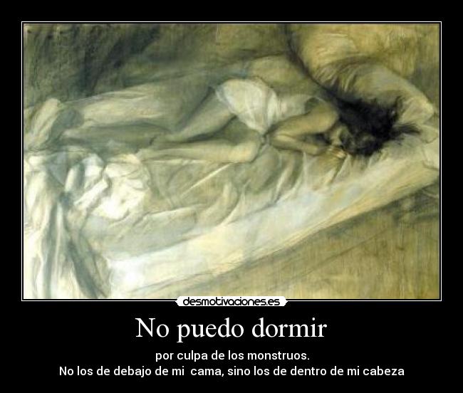 No puedo dormir - 