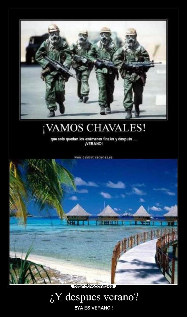 ¿Y despues verano? -