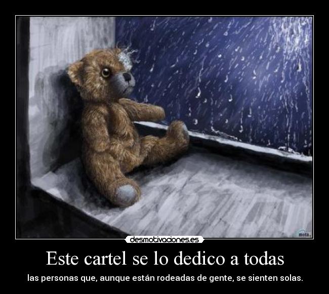 Este cartel se lo dedico a todas -