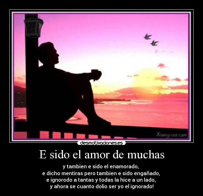 E sido el amor de muchas -