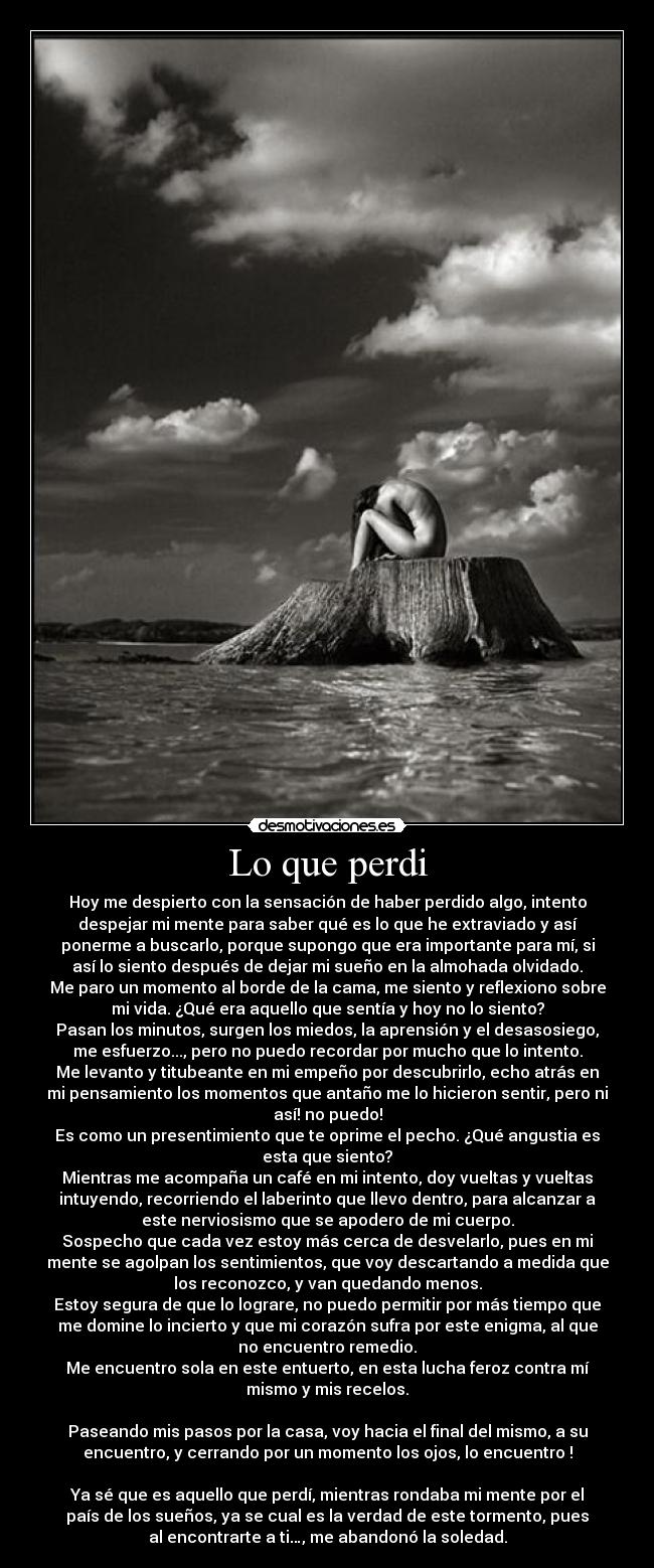 Lo que perdi - 