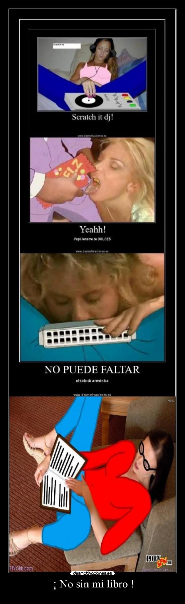 ¡ No sin mi libro ! - 