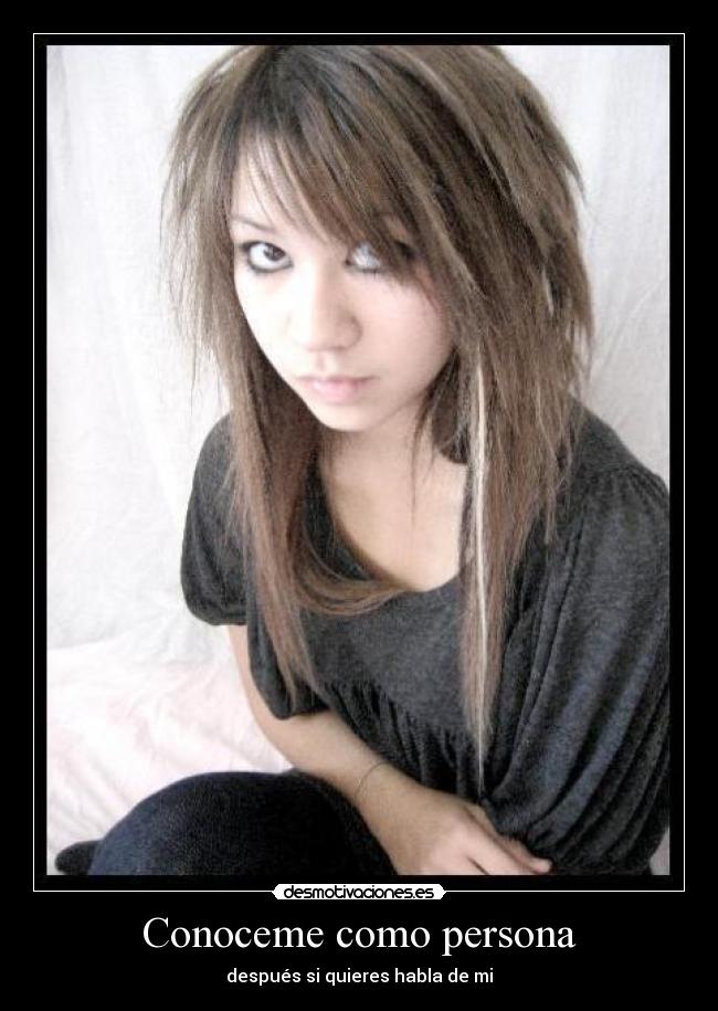 Conoceme como persona -