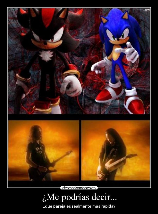 ¿Me podrías decir... - ..qué pareja es realmente más rapida?