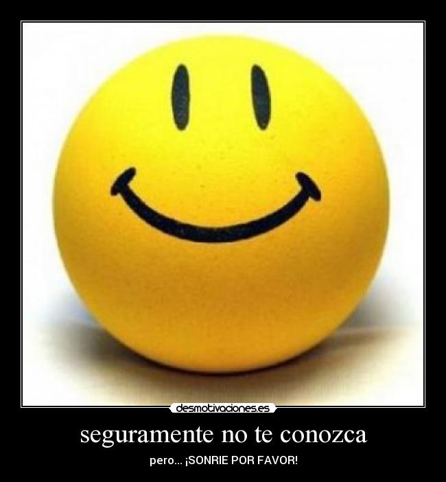 seguramente no te conozca - 