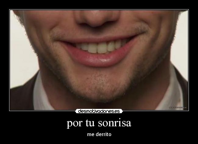 por tu sonrisa - me derrito