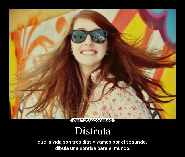 Disfruta -
