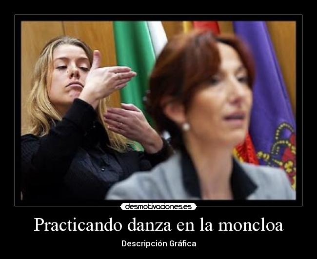 Practicando danza en la moncloa -