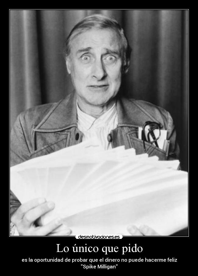 Lo único que pido -