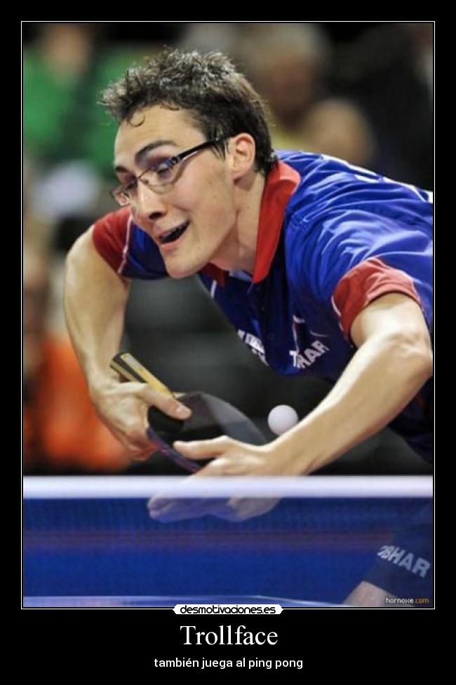 Trollface - también juega al ping pong
