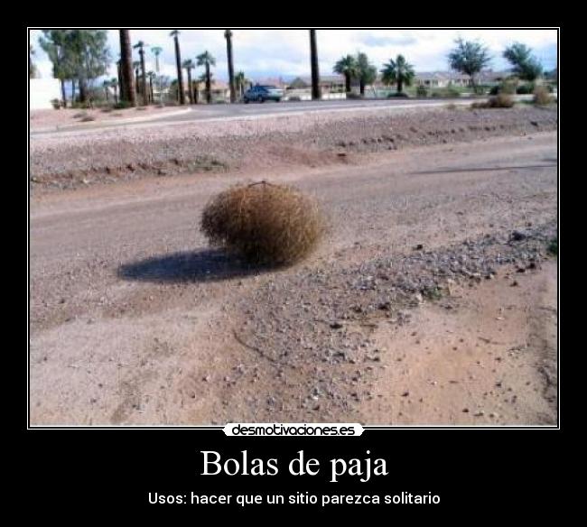 Bolas de paja - 