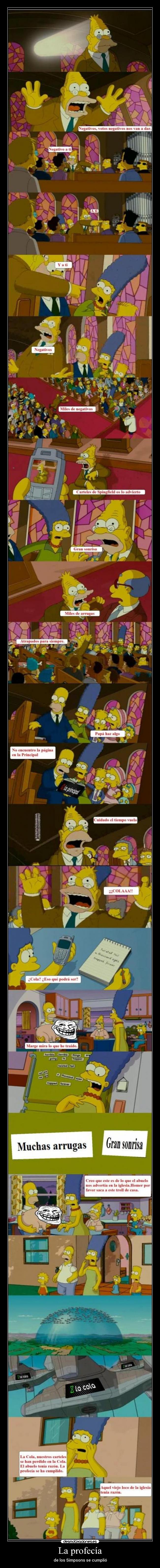 La profecía - de los Simpsons se cumplió