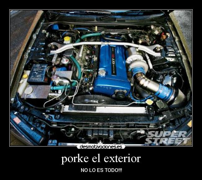 porke el exterior -