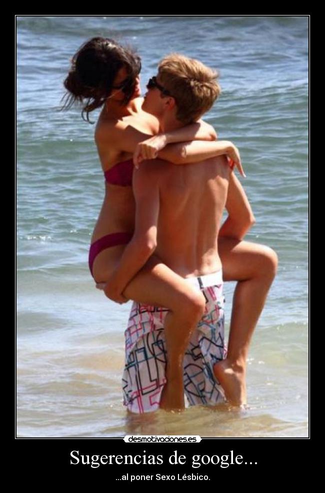 Sugerencias de google... - ...al poner Sexo Lésbico.