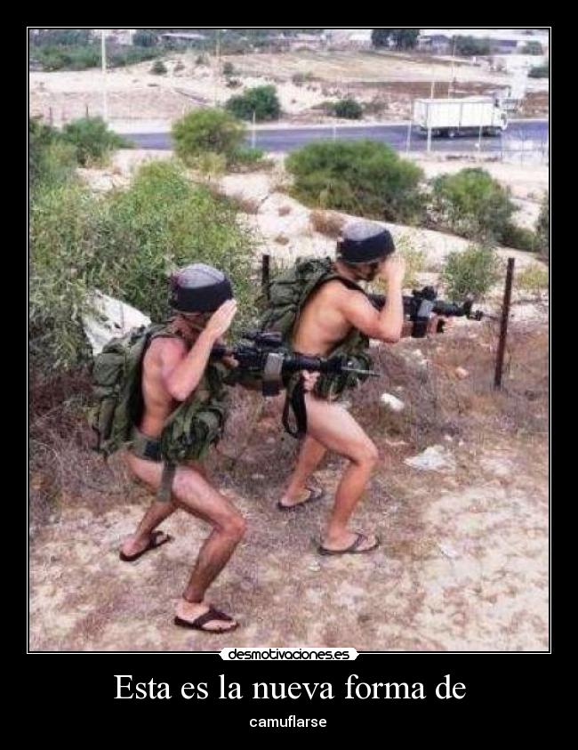 Esta es la nueva forma de - camuflarse
