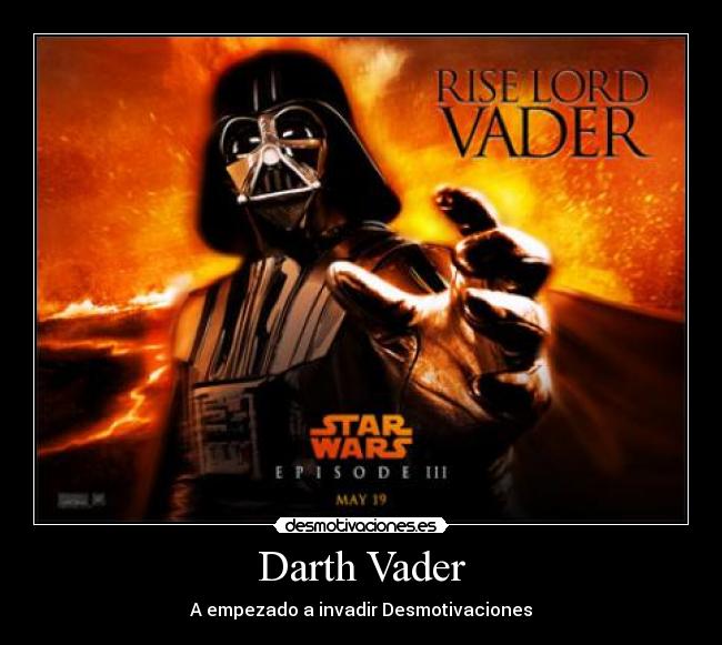 carteles darth vader desmotivaciones
