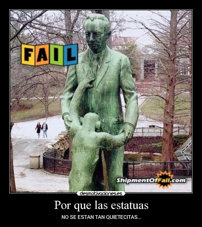 carteles realpbc estatuas desmotivaciones
