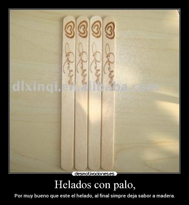 Helados con palo, - 