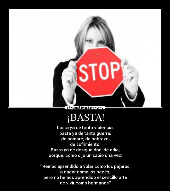 ¡BASTA! -