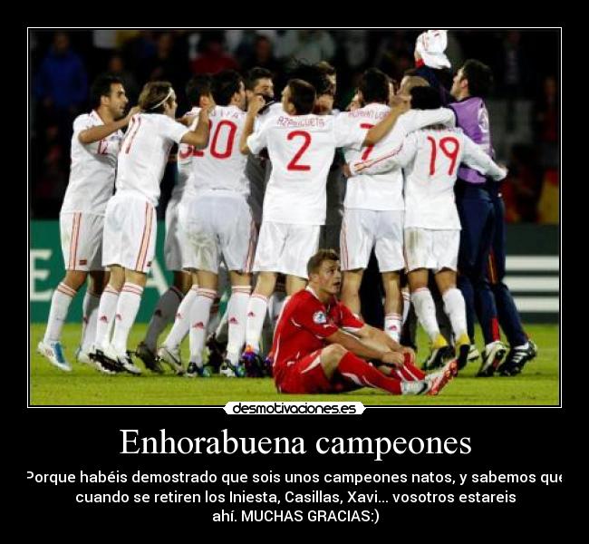 carteles campeones sub21 europeo desmotivaciones
