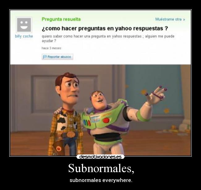 Subnormales, - 