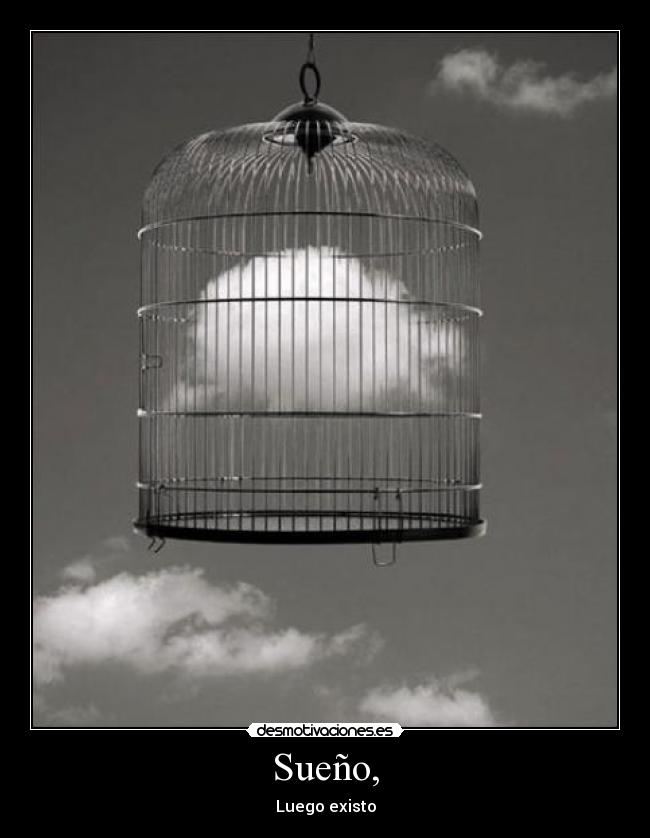 Sueño, - Luego existo